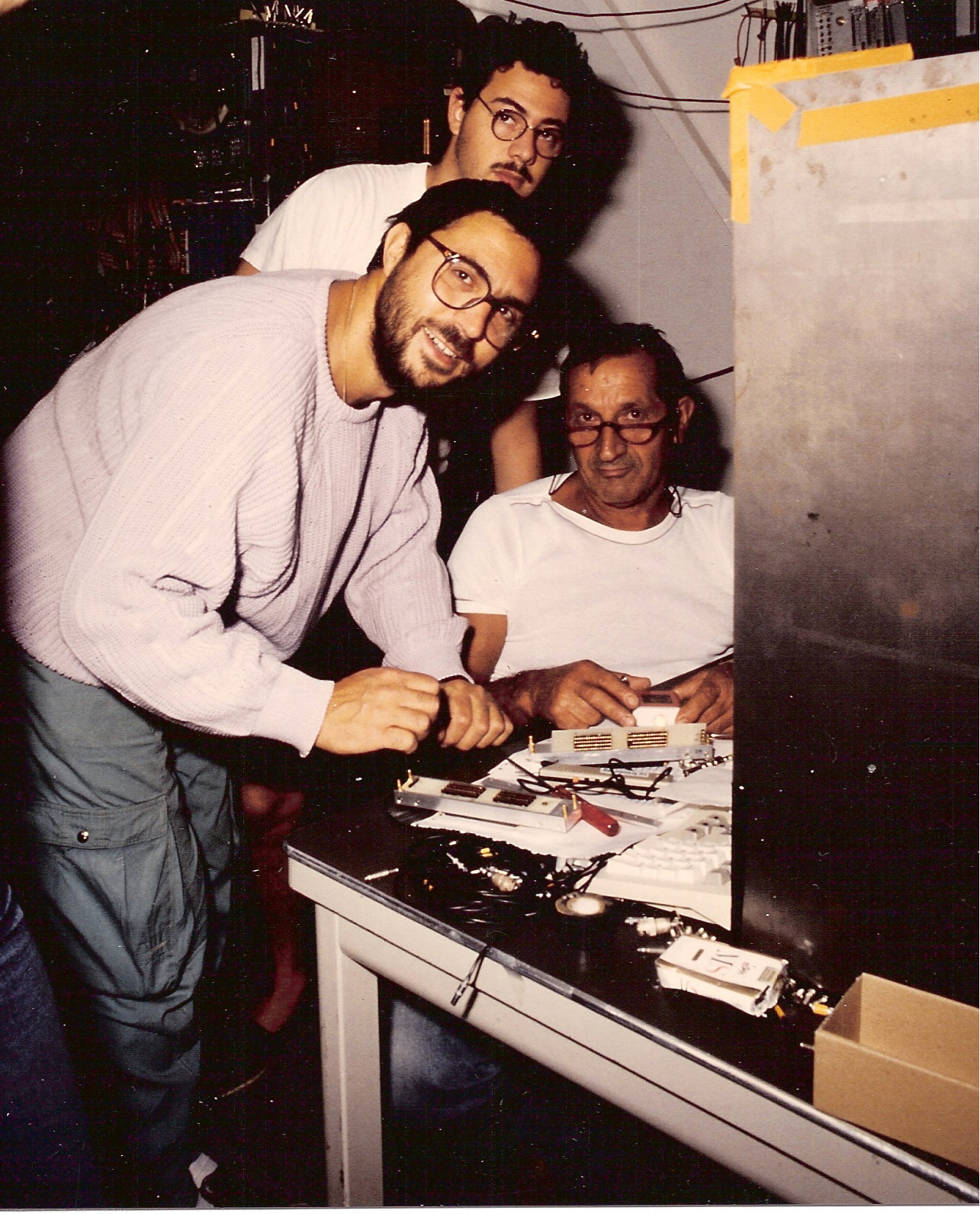 Agosto 1987 Omega sala sperimentale