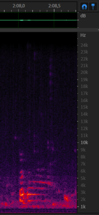 Chirp from 6 december - 2m08s.