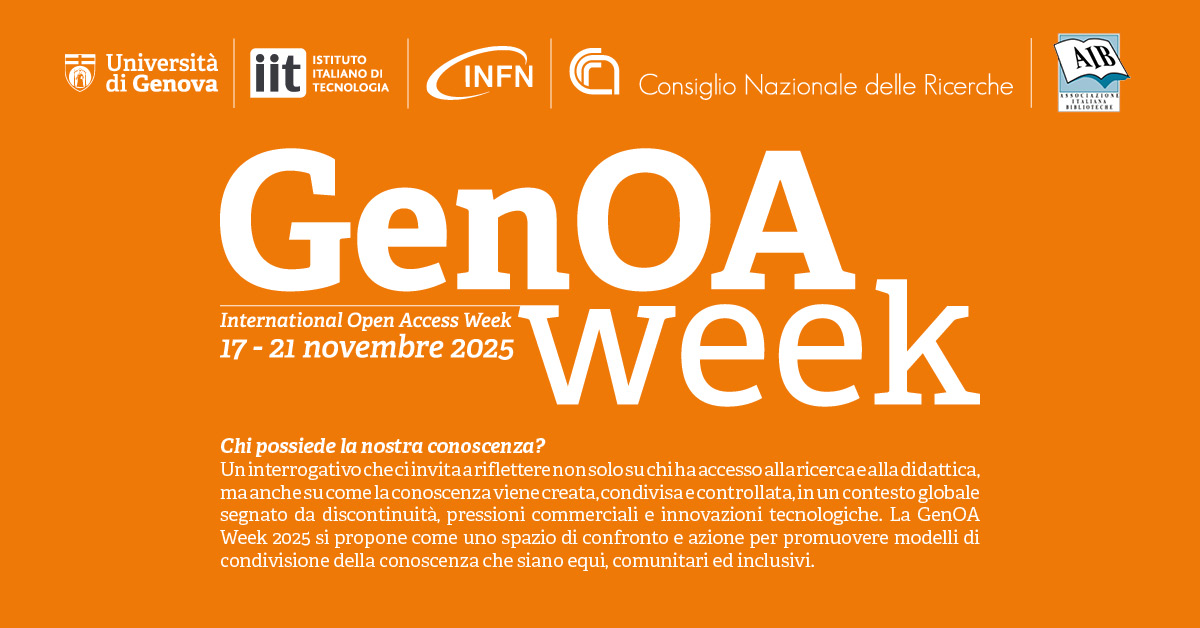 GenOA Week 2025  17 – 21 novembre